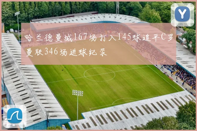 哈兰德曼城167场打入145球追平C罗曼联346场进球纪录